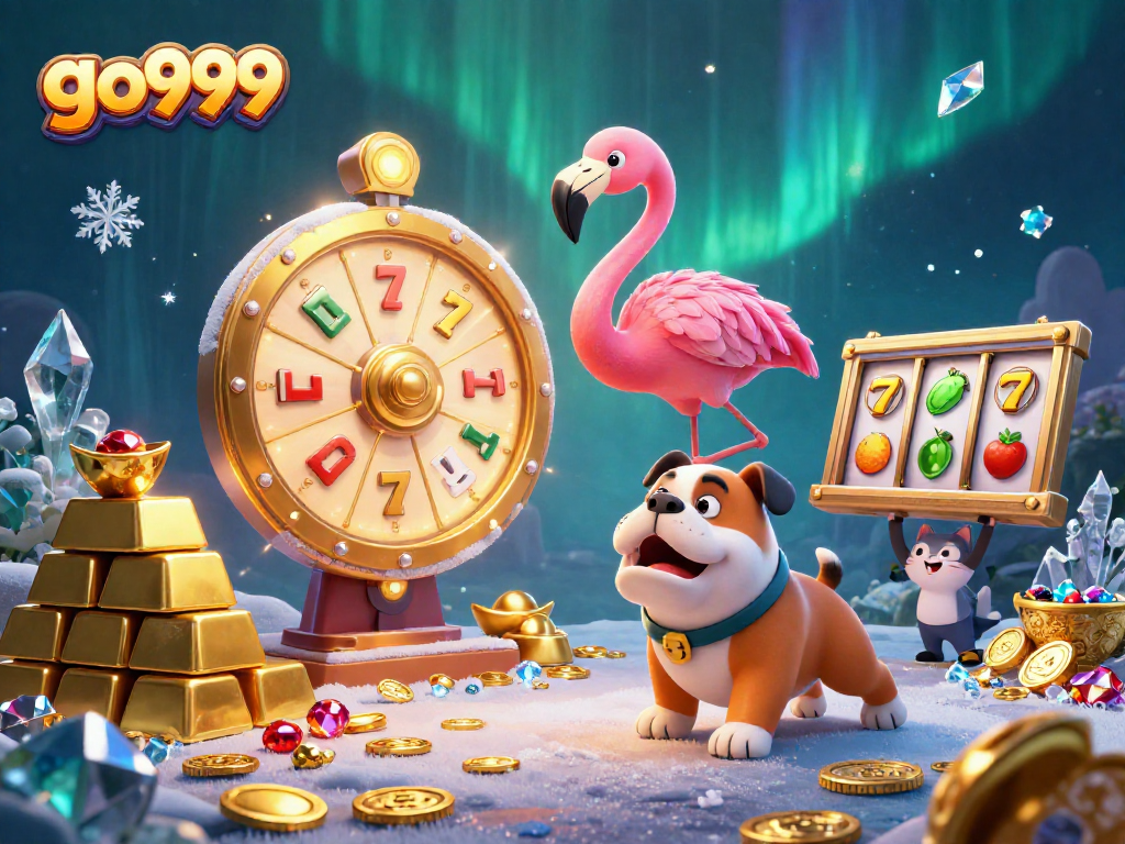 Spin the golden prize wheel with go999 for exciting casino wins and treasures!