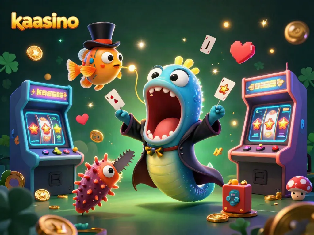 Experience kaasino's vibrant gaming world with a magical sea-themed casino illustration.